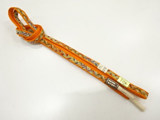 未使用品　正絹　手組帯締め